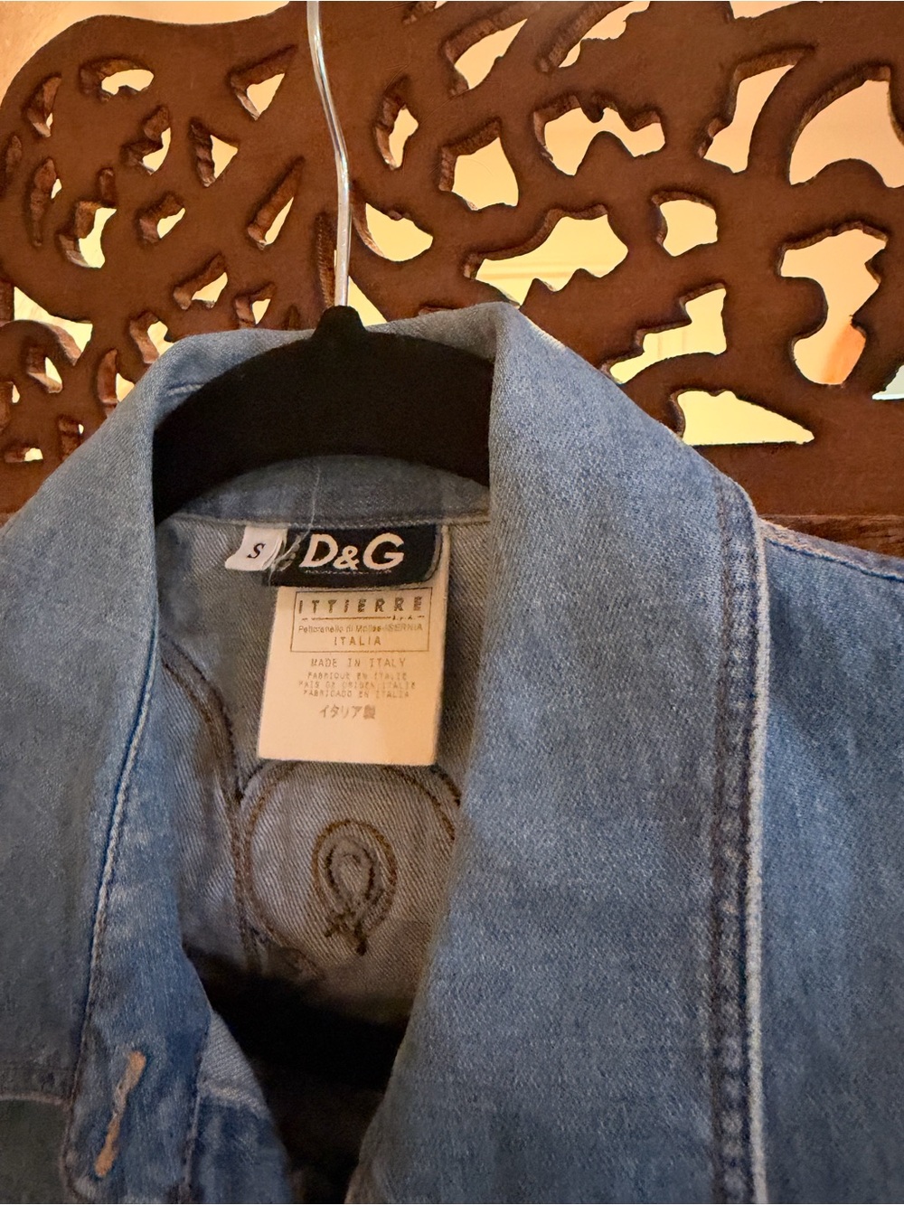 Dolce & Gabanna Denim Vintage Top - Picture 8 of 8